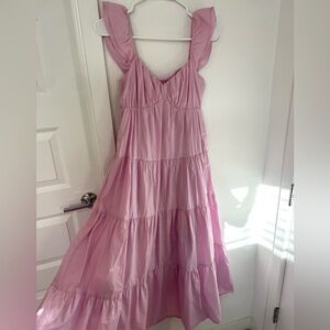 Pink/purple maxi dress